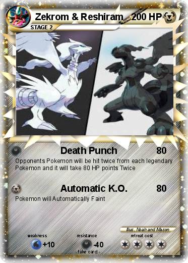 Pokemon Zekrom & Reshiram