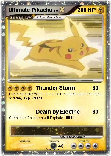 Pokemon Ultimate Pikachu