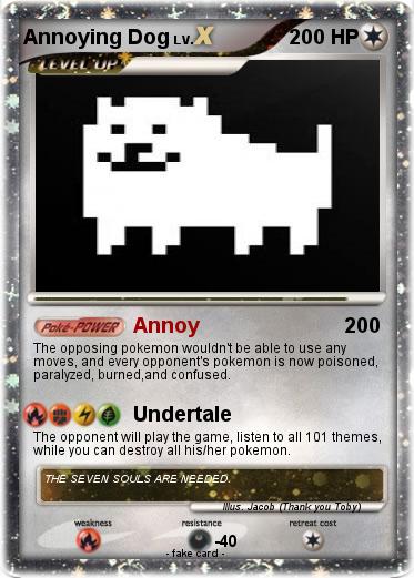 Pokemon Annoying Dog