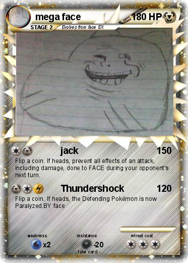 Pokemon mega face