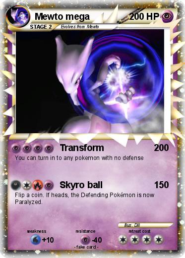 Pokemon Mewto mega