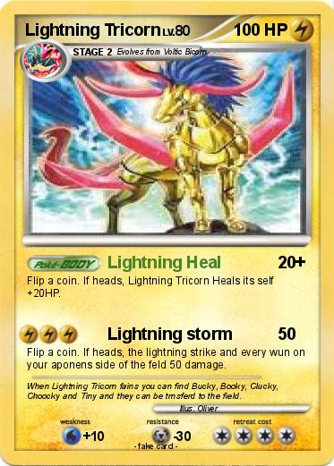 Pokemon Lightning Tricorn