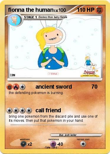 Pokemon fionna the human