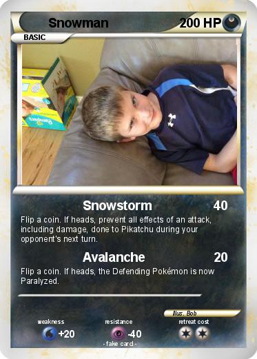 Pokemon Snowman