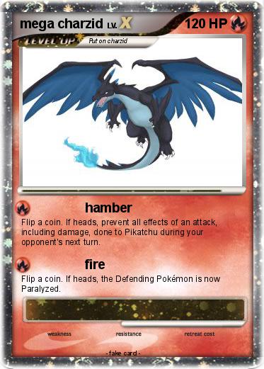 Pokemon mega charzid