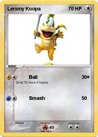 Pokemon Lemmy Koopa