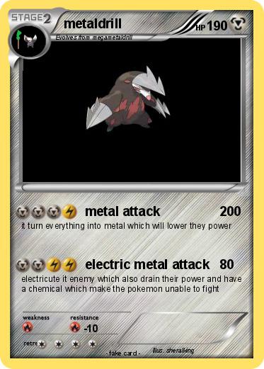 Pokemon metaldrill