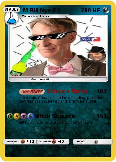 Pokemon M Bill Nye EX