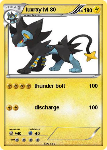Pokemon luxray lvl 80
