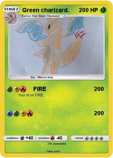 Pokemon Green charizard.