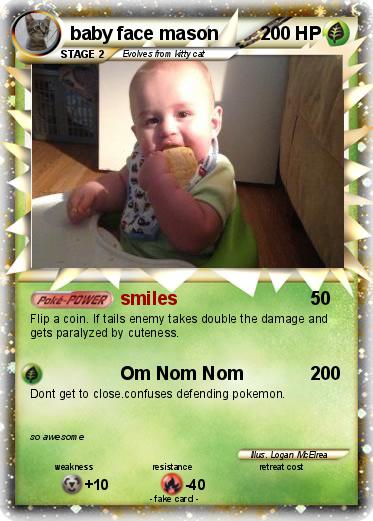 Pokemon baby face mason