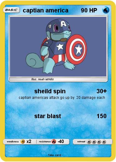 Pokemon captian america