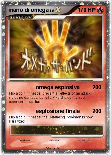 Pokemon mano di omega