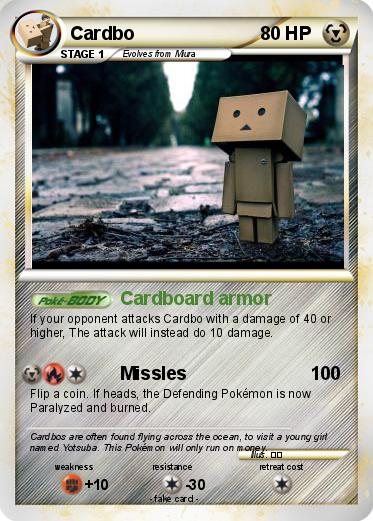 Pokemon Cardbo