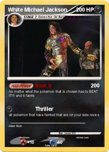 Pokemon White Michael Jackson