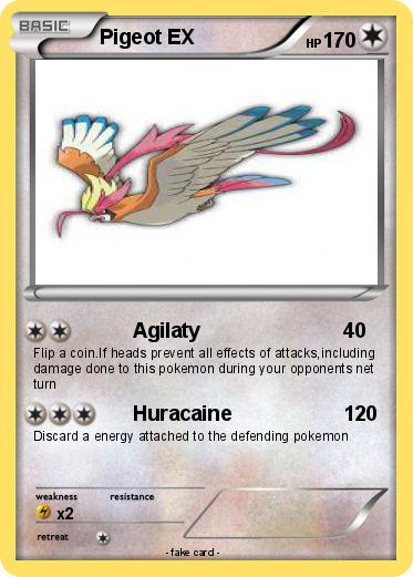 Pokemon Pigeot EX