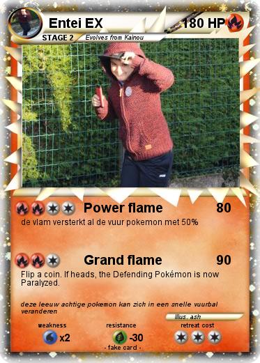 Pokemon Entei EX