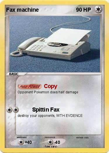 Pokemon Fax machine