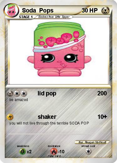 Pokemon Soda  Pops
