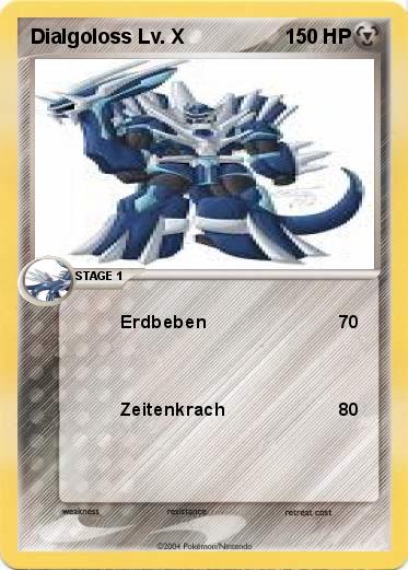 Pokemon Dialgoloss Lv. X