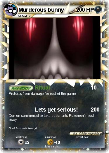 Pokemon Murderous bunny
