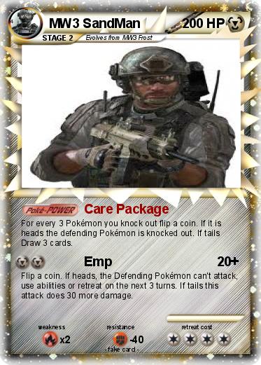 Pokemon MW3 SandMan