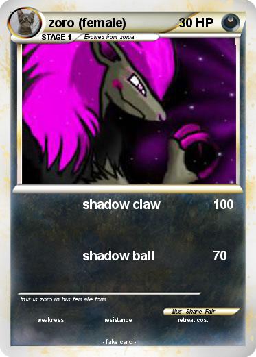 Pokemon zoro (female)