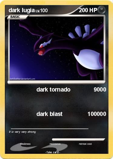 Pokemon dark lugia