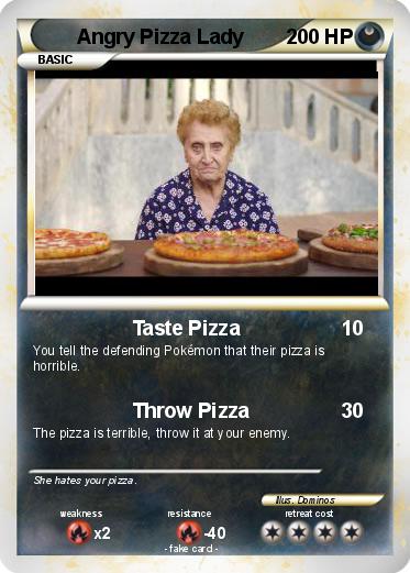 Pokemon Angry Pizza Lady