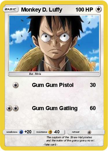 Pokemon Monkey D. Luffy