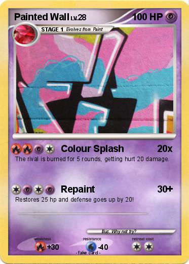 Pokemon Painted Wall