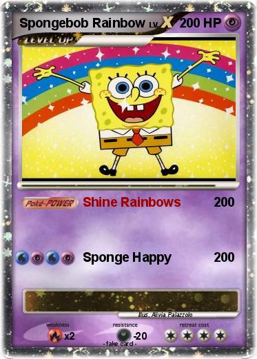Pokemon Spongebob Rainbow