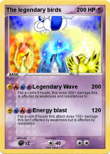 Pokemon The legendary birds
