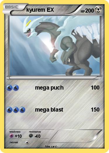 Pokemon kyurem EX