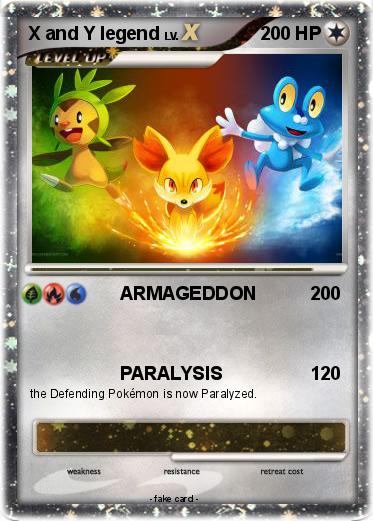 Pokemon X and Y legend