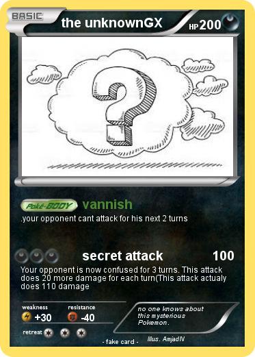 Pokemon the unknownGX