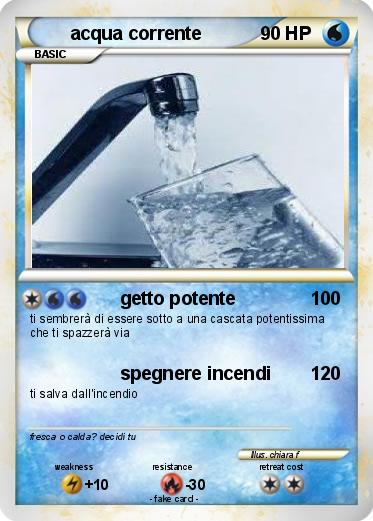 Pokemon acqua corrente