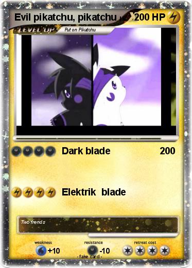 Pokemon Evil pikatchu, pikatchu