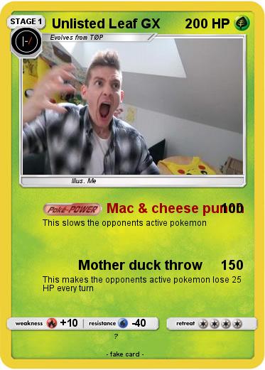 Pokemon Unlisted Leaf GX