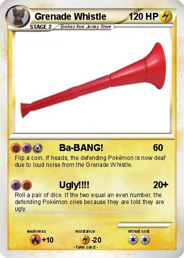 Pokemon Grenade Whistle