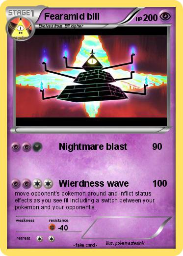 Pokemon Fearamid bill