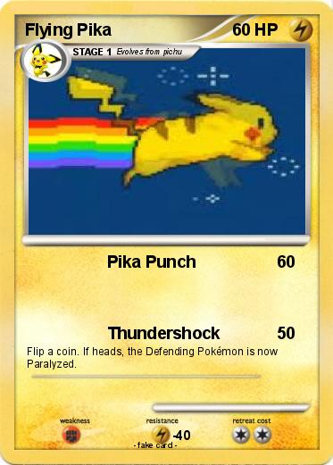 Pokemon Flying Pika