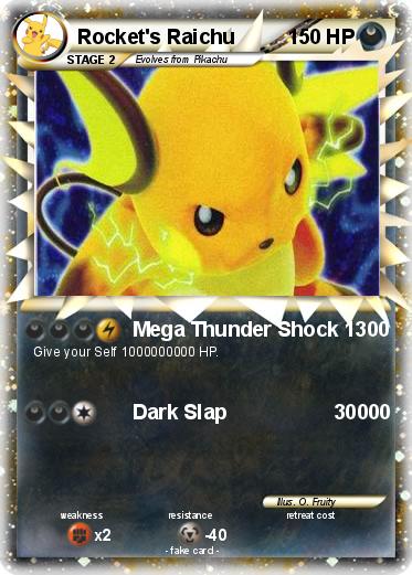 Pokemon Rocket's Raichu