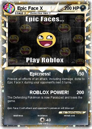 Pokemon Epic Face X