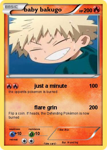 Pokemon baby bakugo