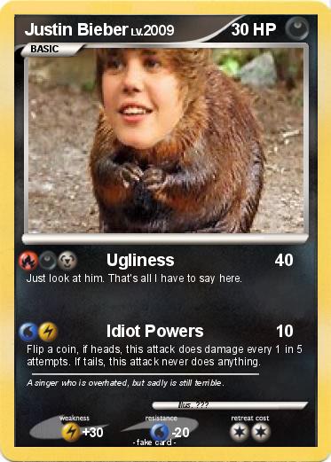 Pokemon Justin Bieber