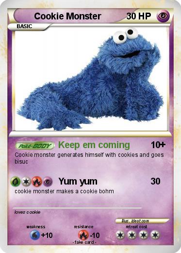 Pokemon Cookie Monster