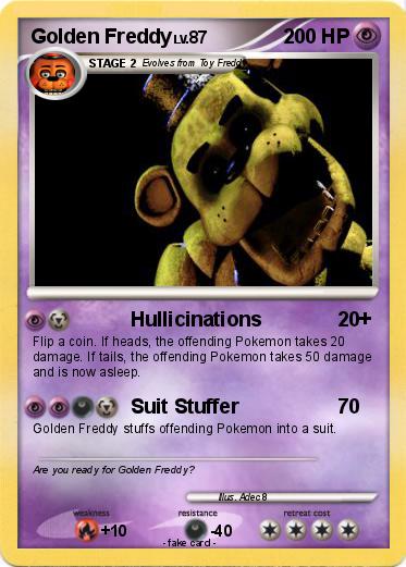 Pokemon Golden Freddy