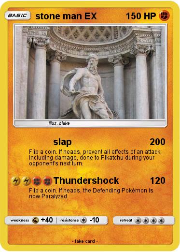 Pokemon stone man EX