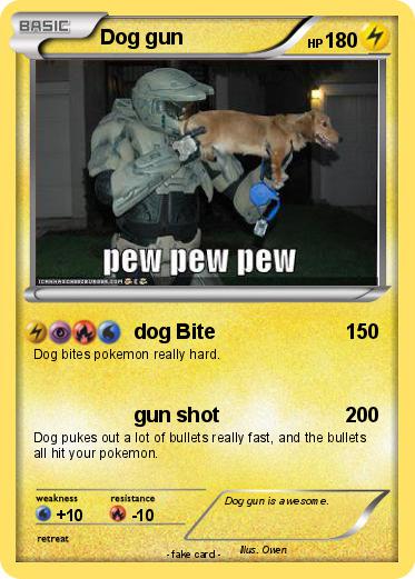 Pokemon Dog gun
